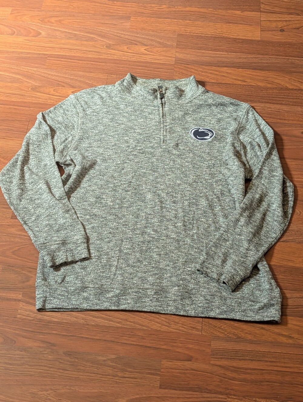 Colosseum Penn State Nittany Lions 1/4 Zip Sweatshirt Grey